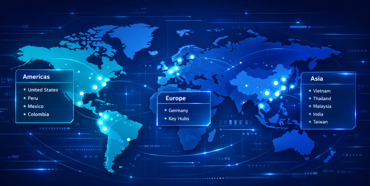 HLJH Globale Reichweite